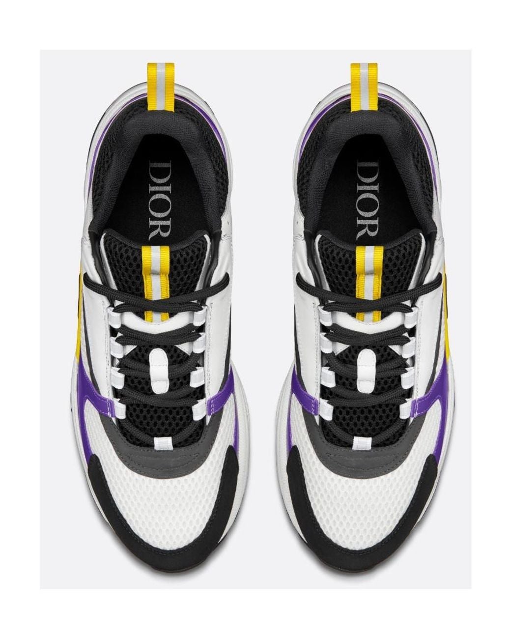 Dior Blue Lace-Up Casual Sneakers for men