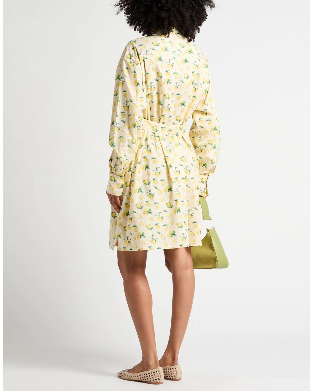 Sportmax Metallic Pastel Midi Dress Cotton