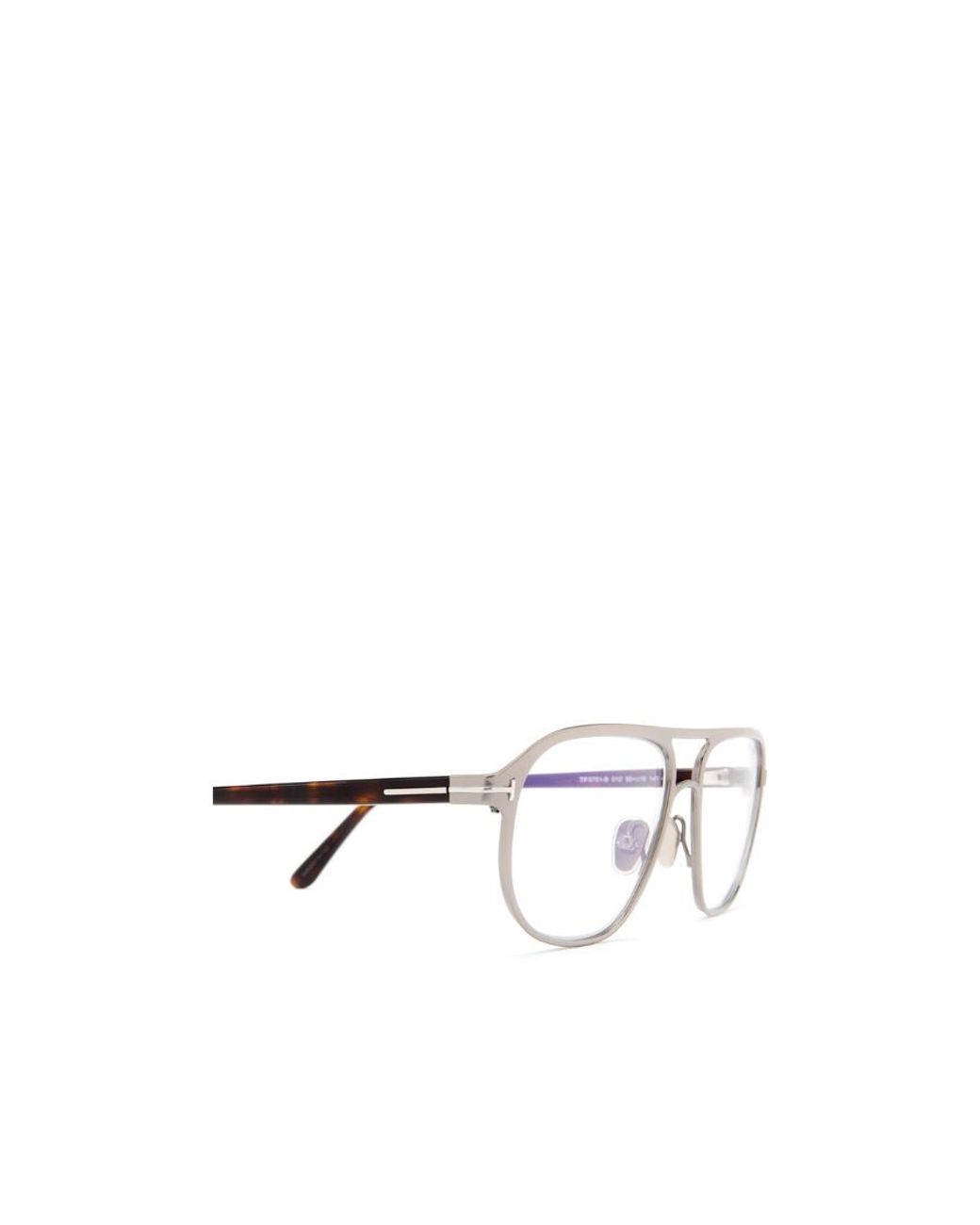 Tom Ford White Metal Frame Flat Mirror for men