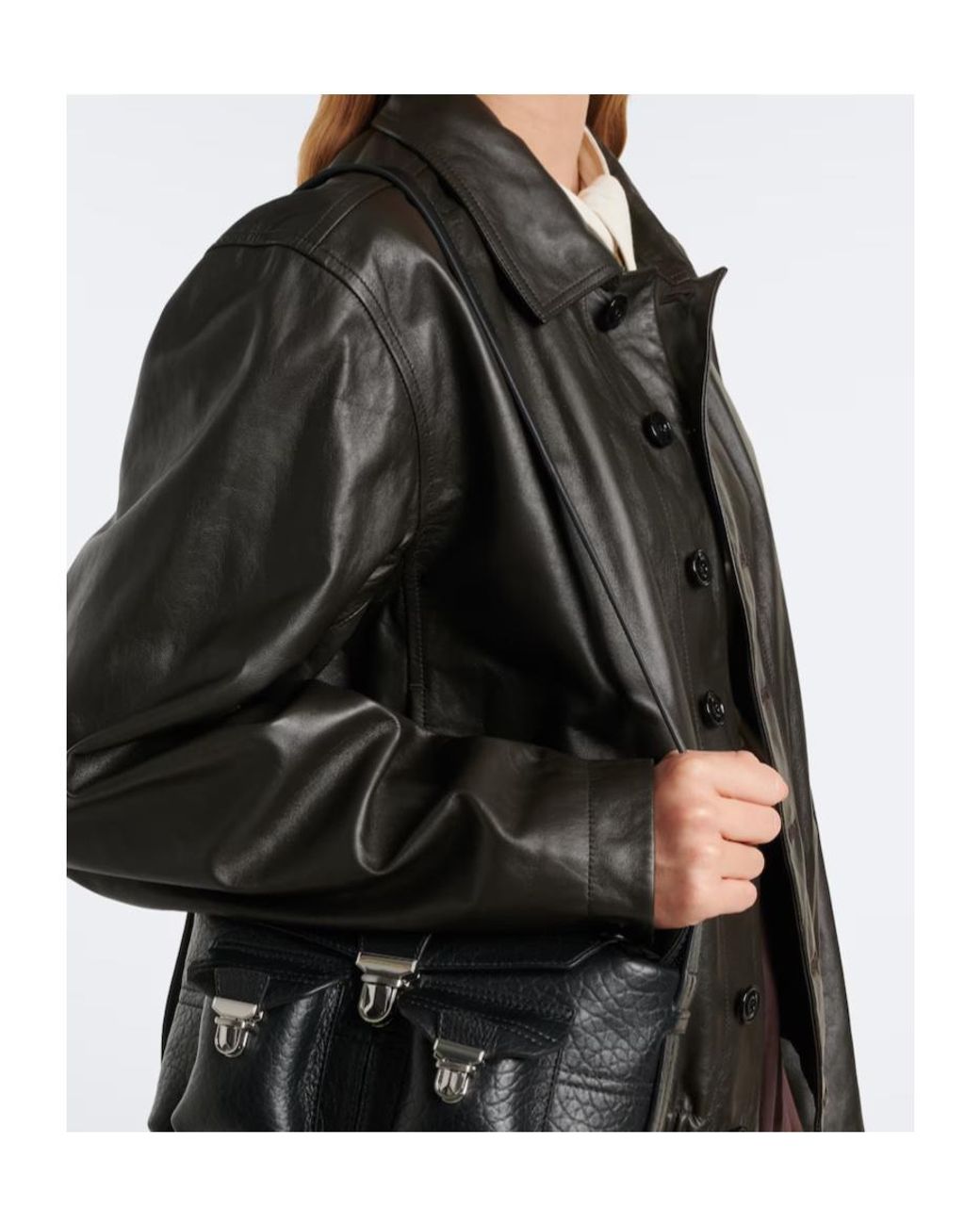 Lemaire Black Gear Shoulder Bag