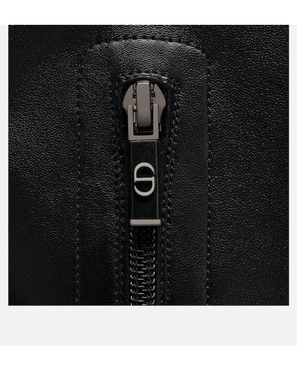 Dior Black D-Fiction Heeled Thigh Boot