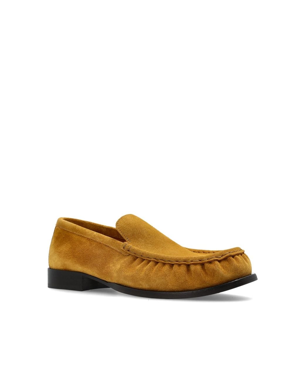 Dries Van Noten Brown Round-Toe Loafers