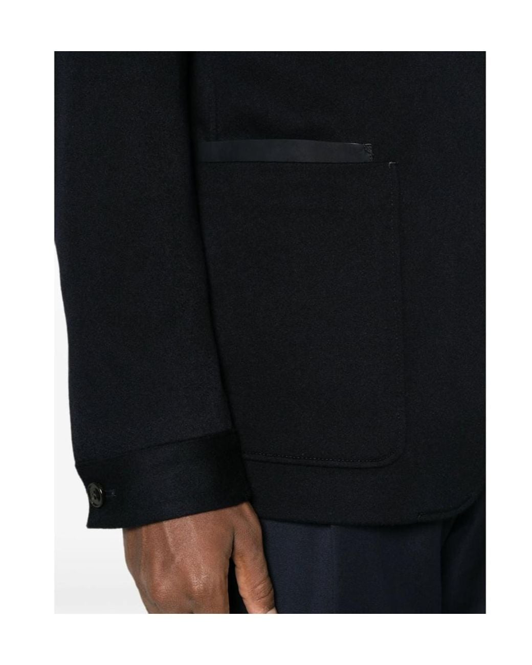 Zegna Black Oasi-Cashmere Il Conte Jacket for men