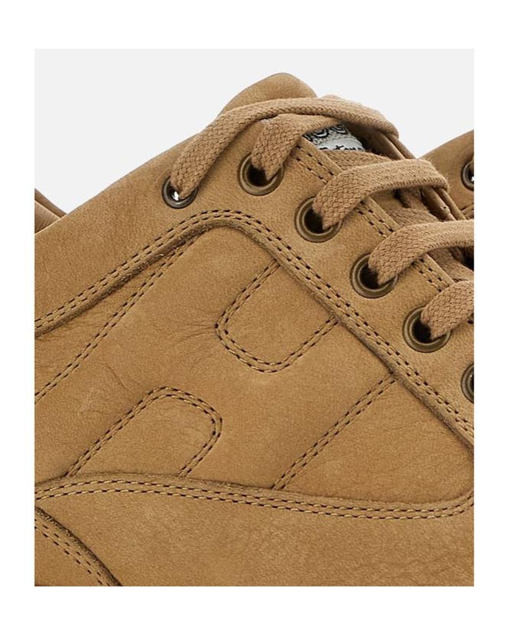 Hogan Natural Interactive Lace-Up Sneakers