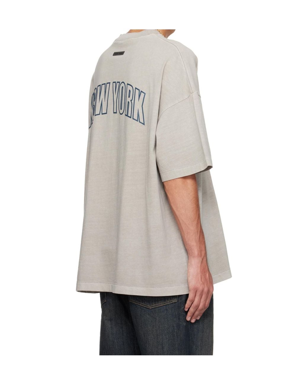 Fear Of God Gray New York 90S T-Shirt for men