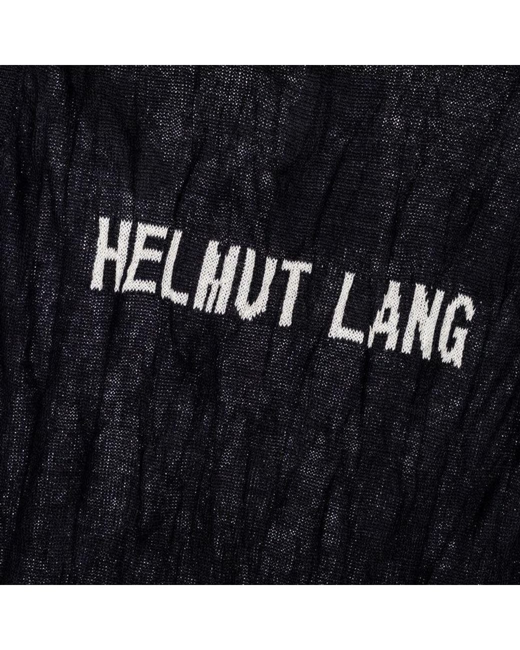 Helmut Lang Blue Round-Neck Vest
