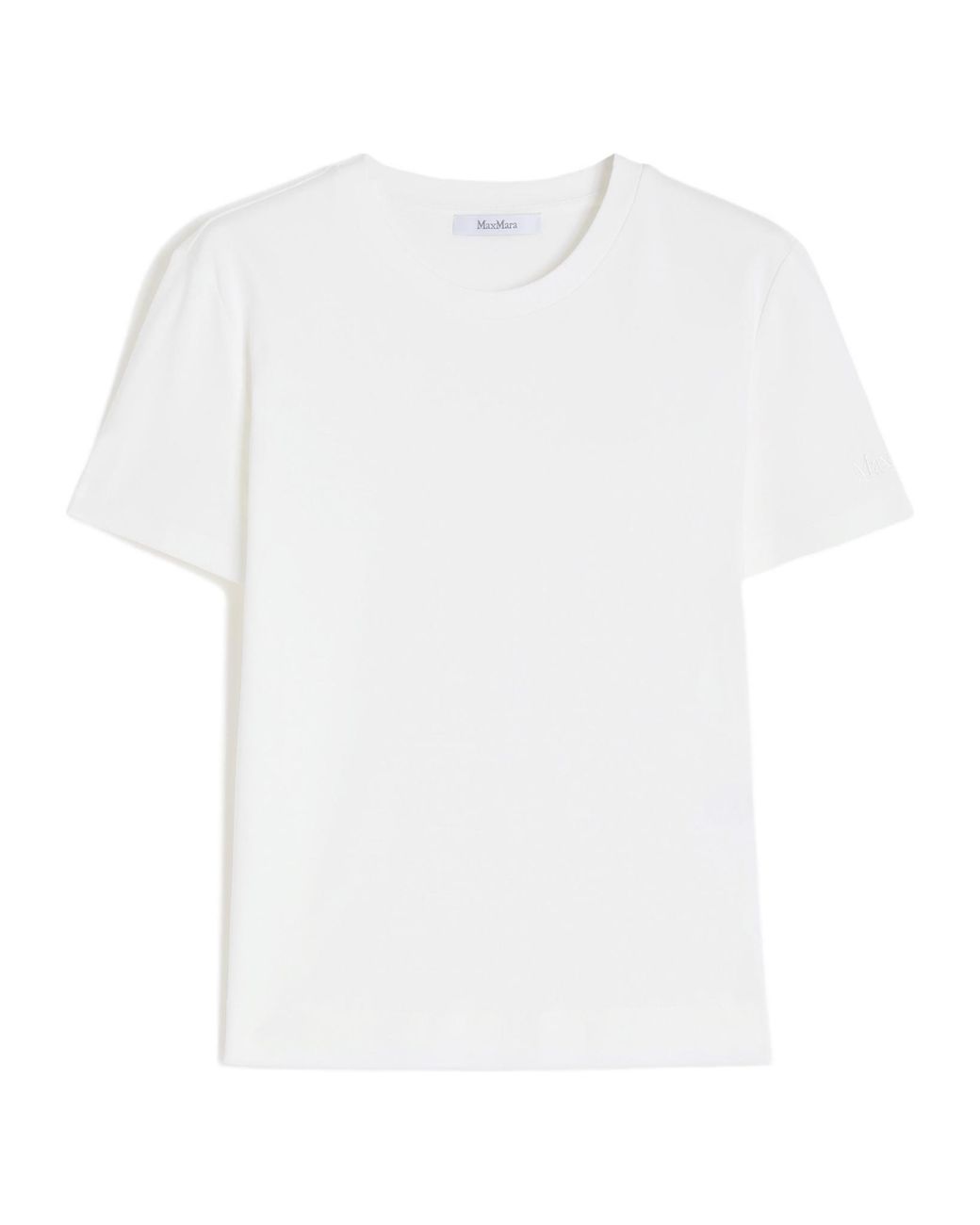 Max Mara White Nerina Crewneck T-Shirt