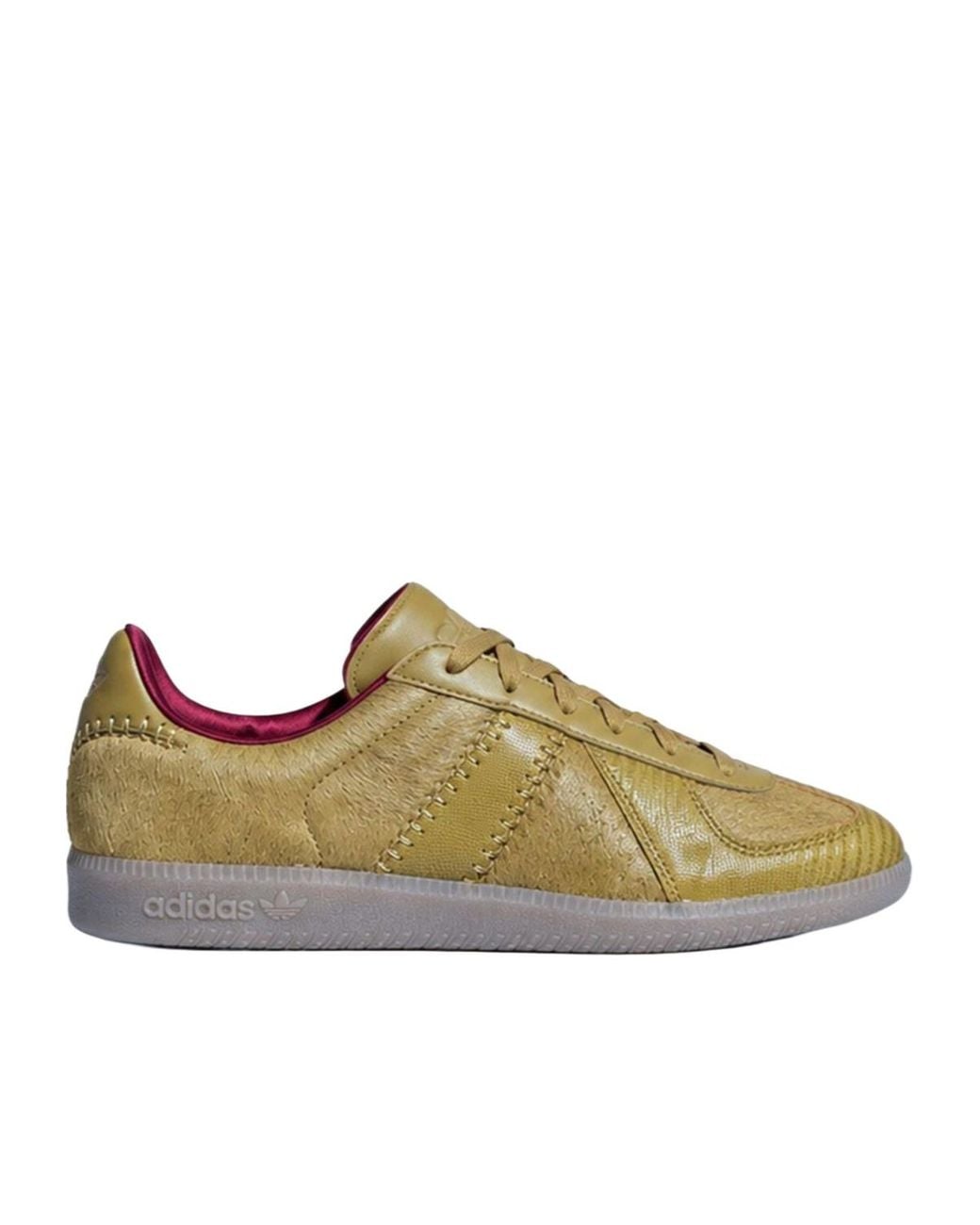 Adidas by Wales Bonner Green Adidas By Wales Bonner Round Toe Lace-Up Sneakers for men