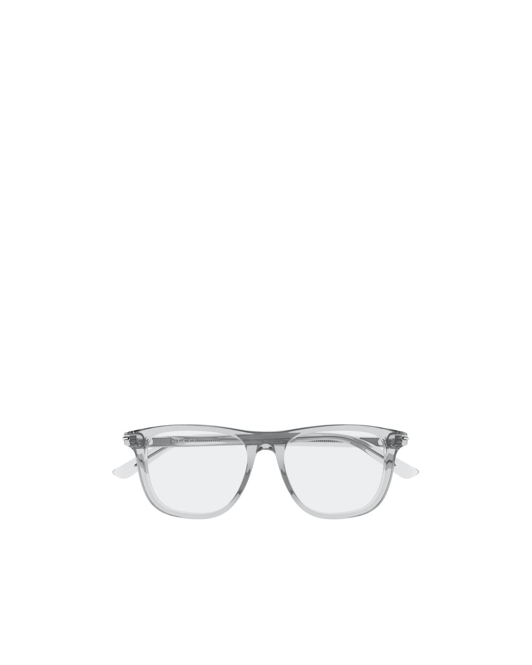 Gucci White Eyewear Square Frame Glasses for men