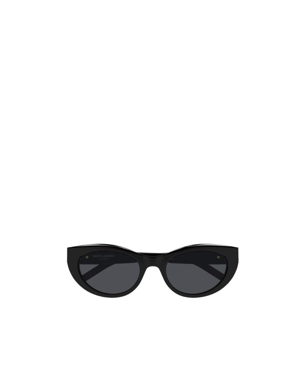 Saint Laurent White Eyewear Sl M115 Cat-Eye Sunglasses