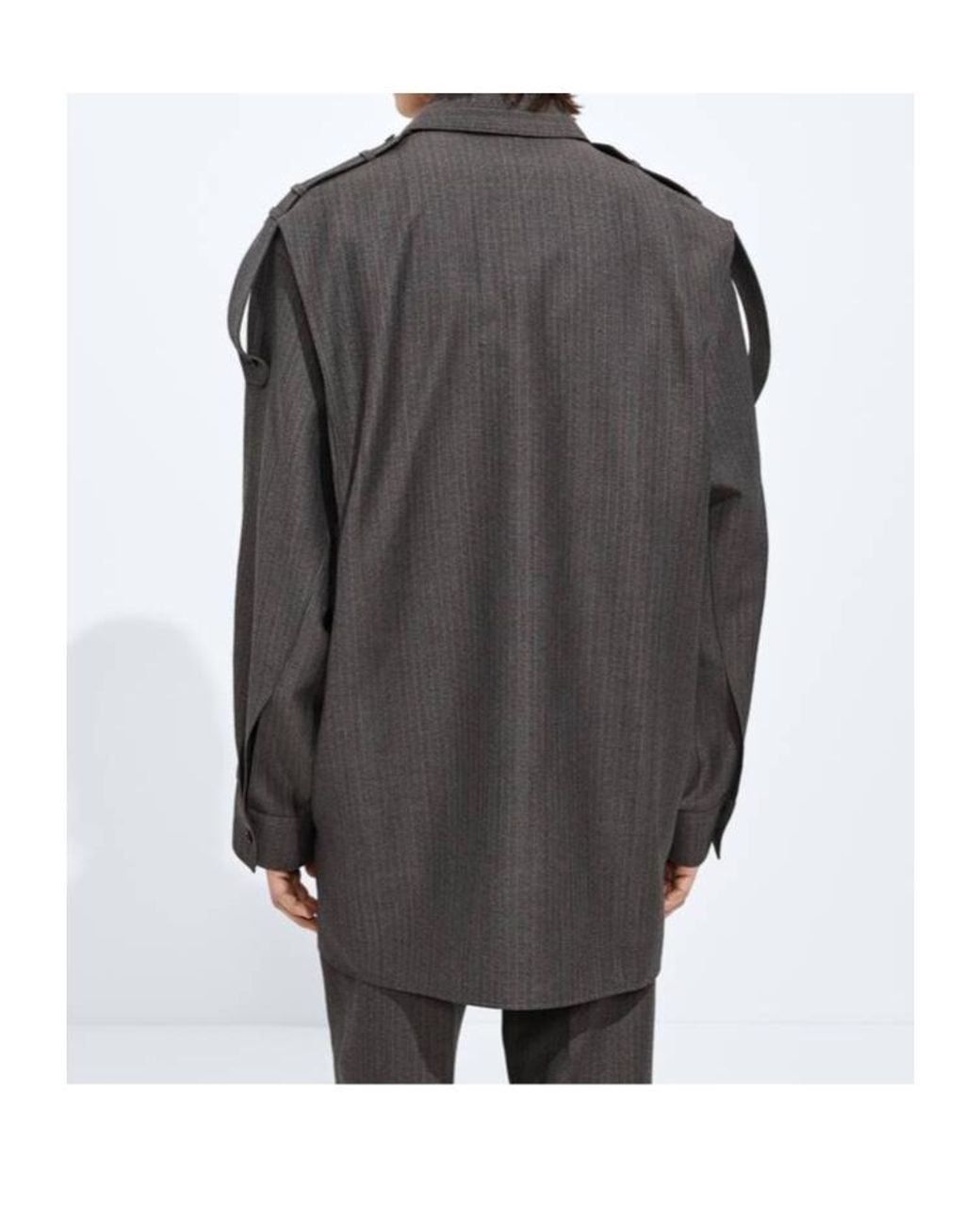 Bottega Veneta Black Wool And Mohair Shirt for men