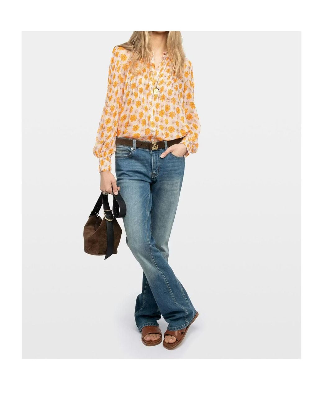 Zadig & Voltaire Multicolor Floral Blouse