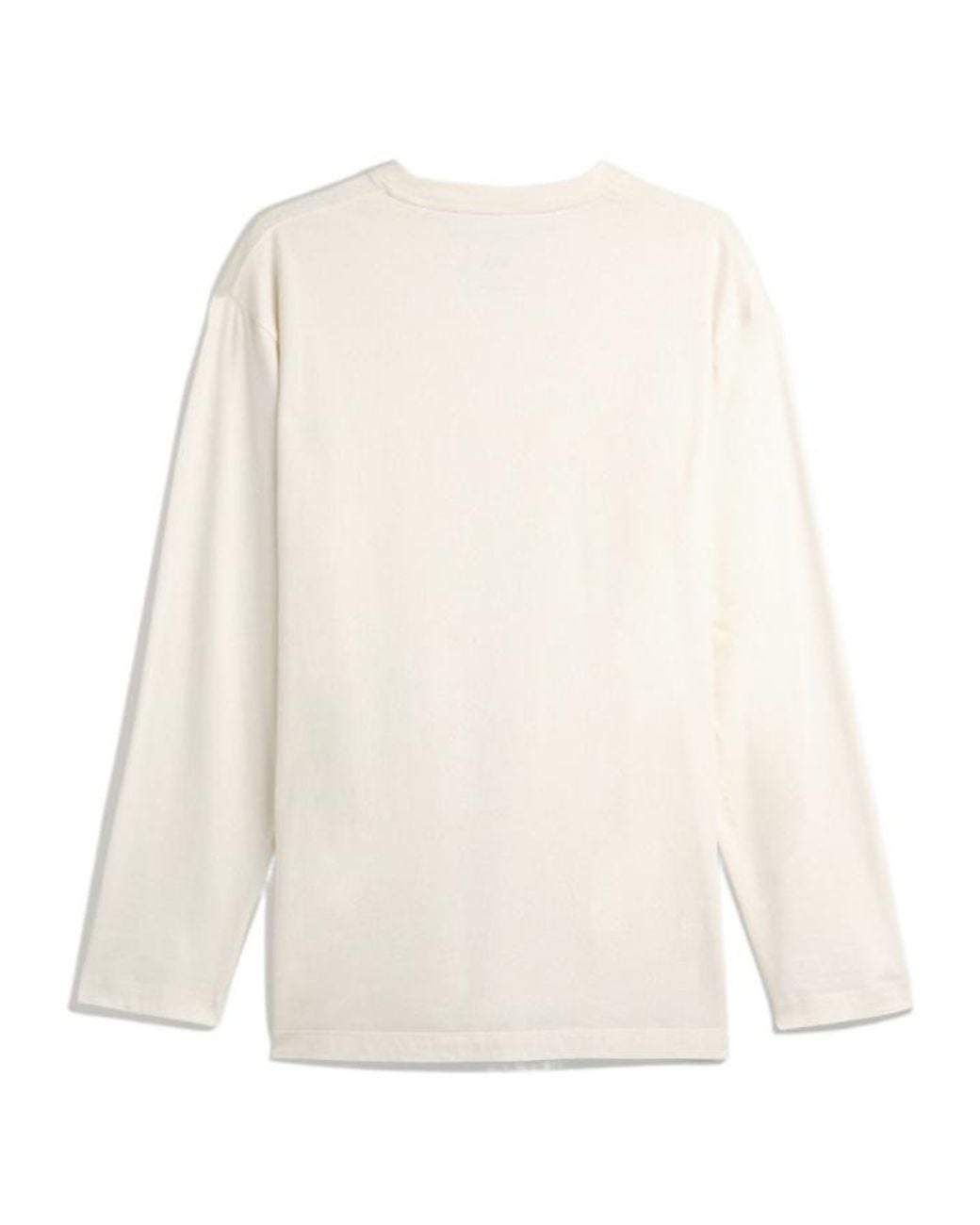 Y-3 White ロゴプリントクルーネックTシャツ for men
