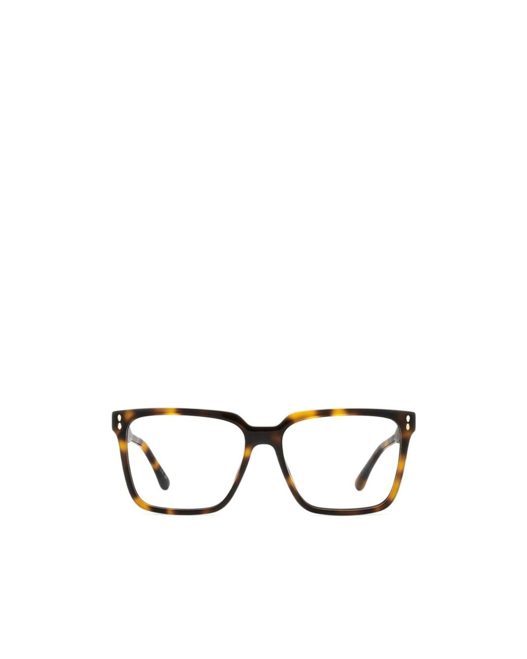 Isabel Marant Metallic Full-Rimmed Plano Lenses