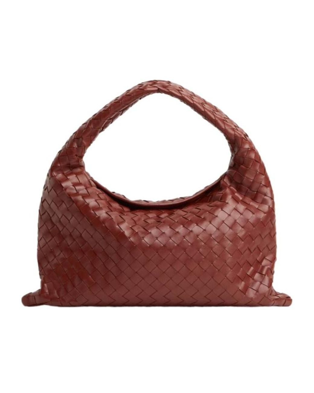 Bottega Veneta Red Calfskin Hop Shoulder Bag