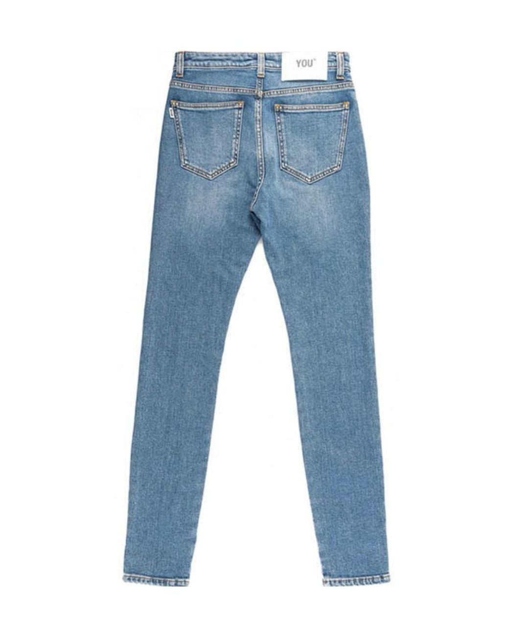 MSGM Blue Straight-Leg Jeans
