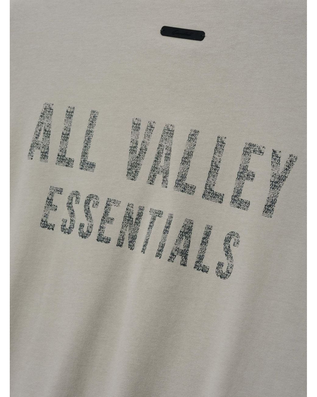 Fear Of God Gray All Valley Merch T-Shirt for men