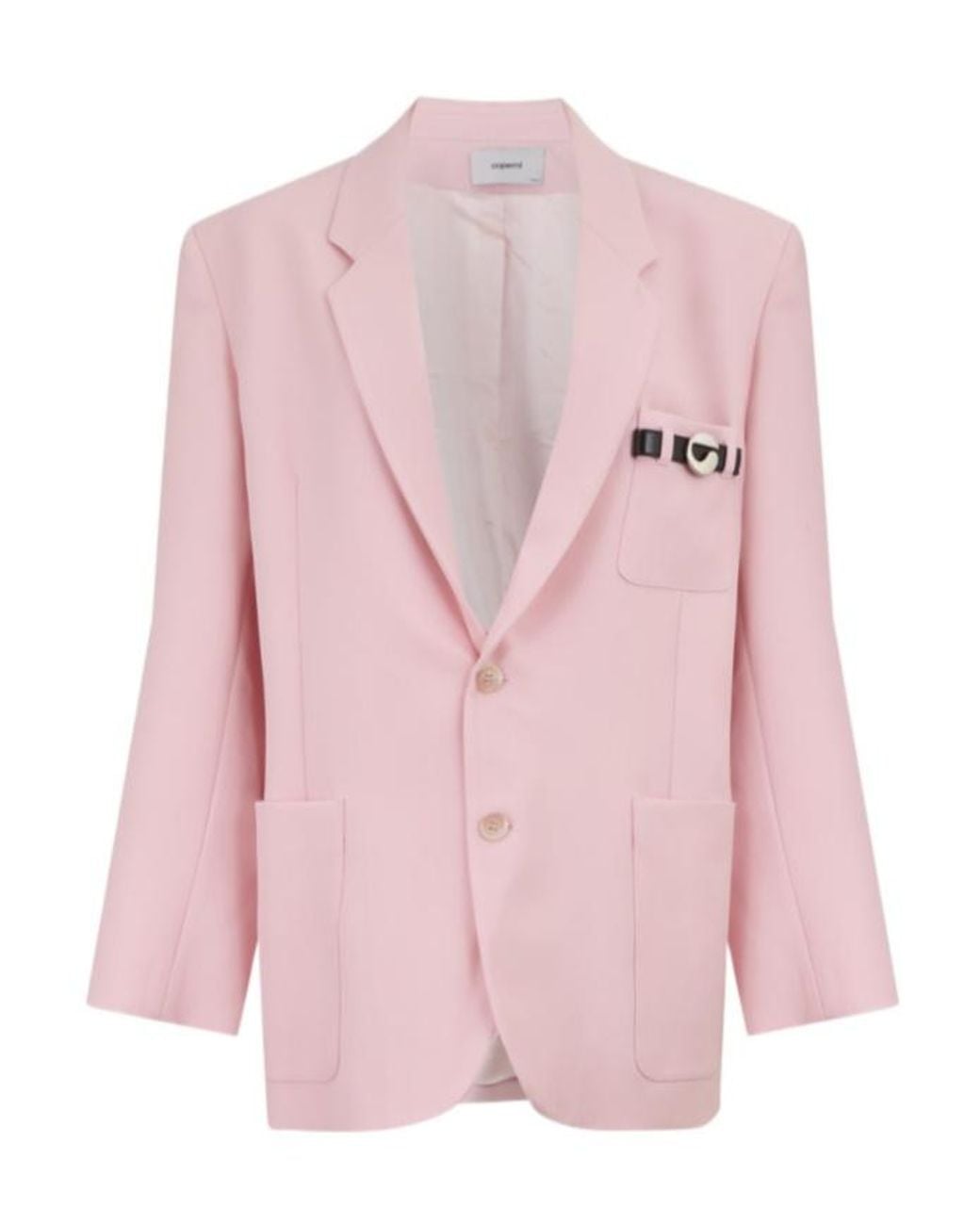 Coperni Pink Single-Breasted Blazer