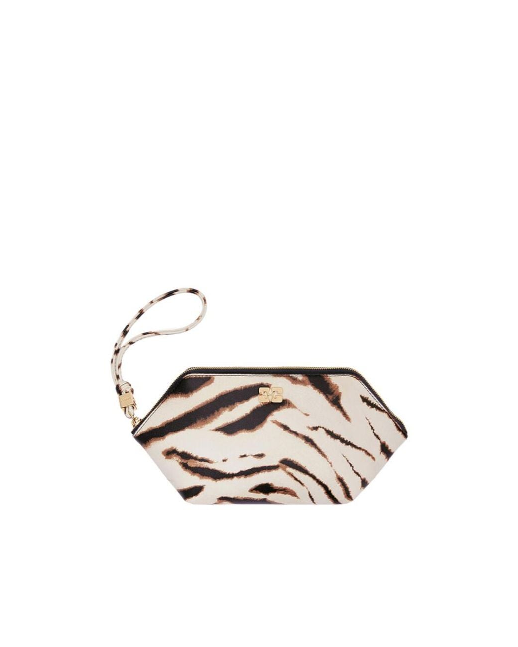 Ganni White Bou Make-Up Pouch