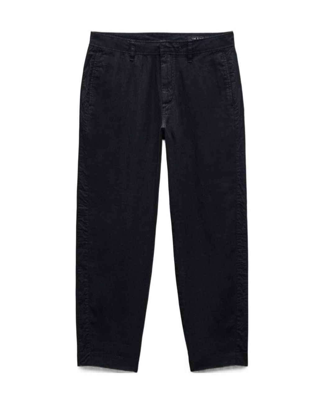 Rag & Bone Blue Tapered Linen Trousers for men