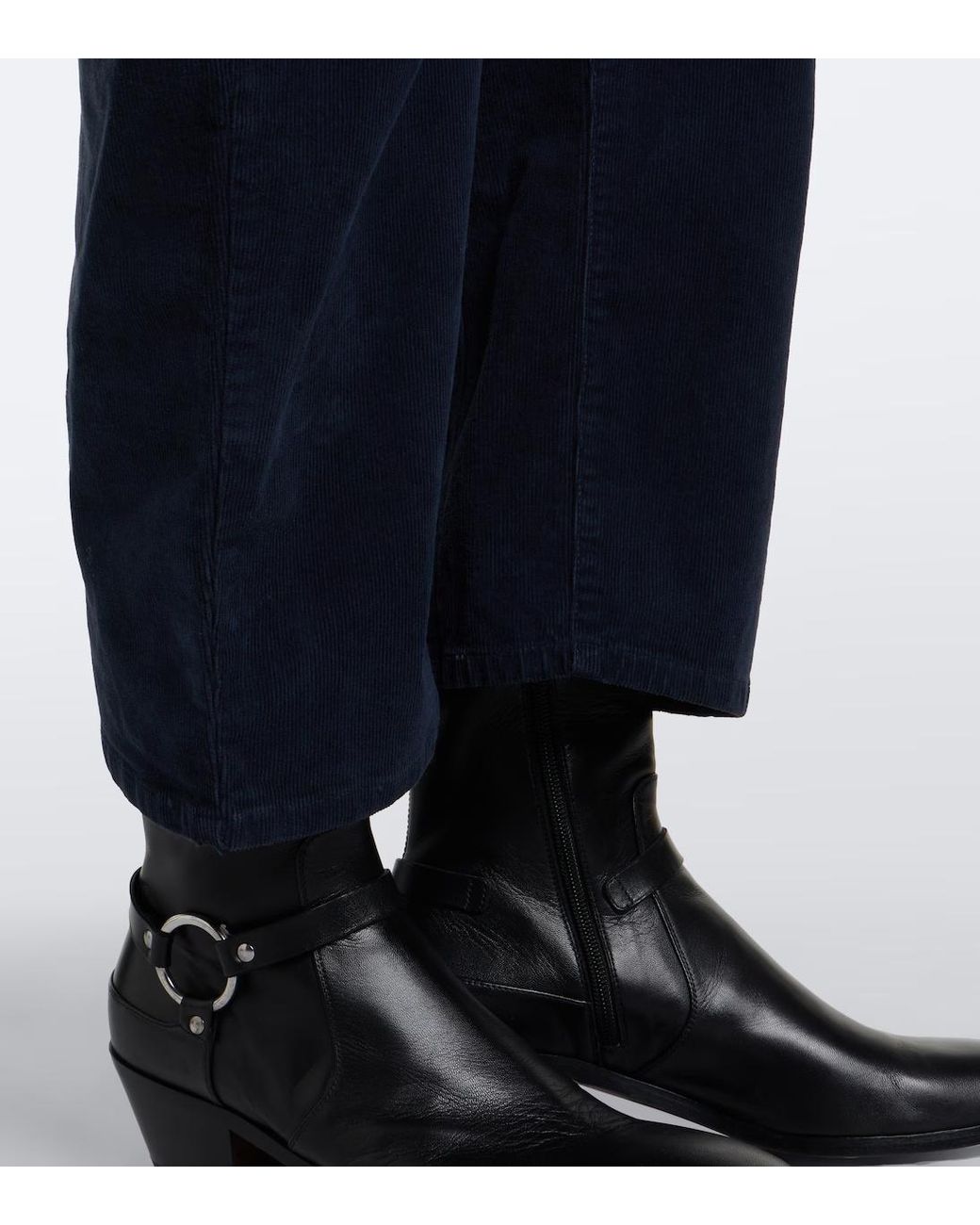 Nili Lotan Blue Five-Pocket Jeans