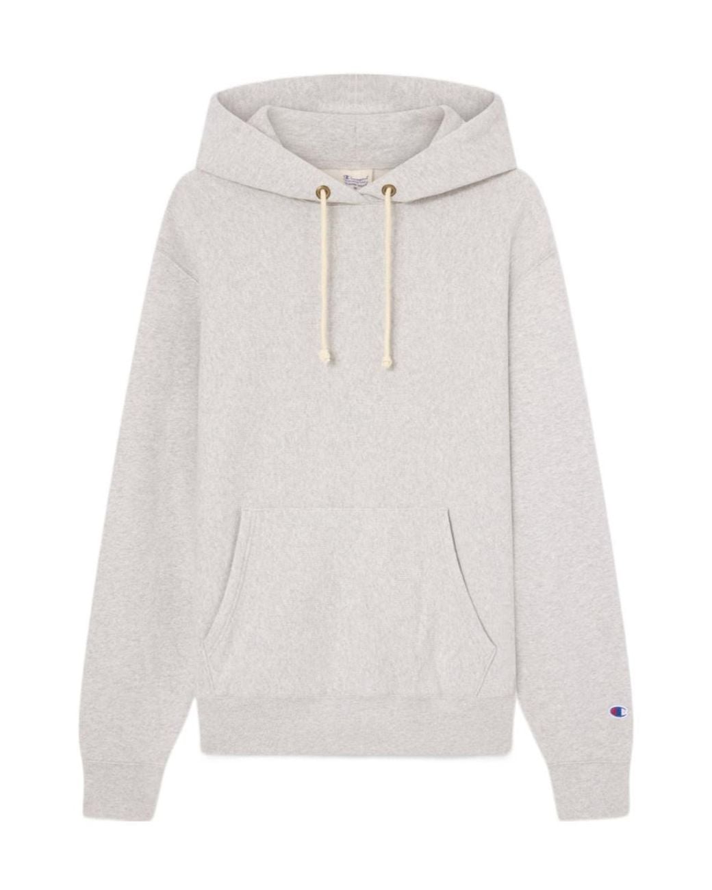 Champion White Hooded Sweatshirt for men