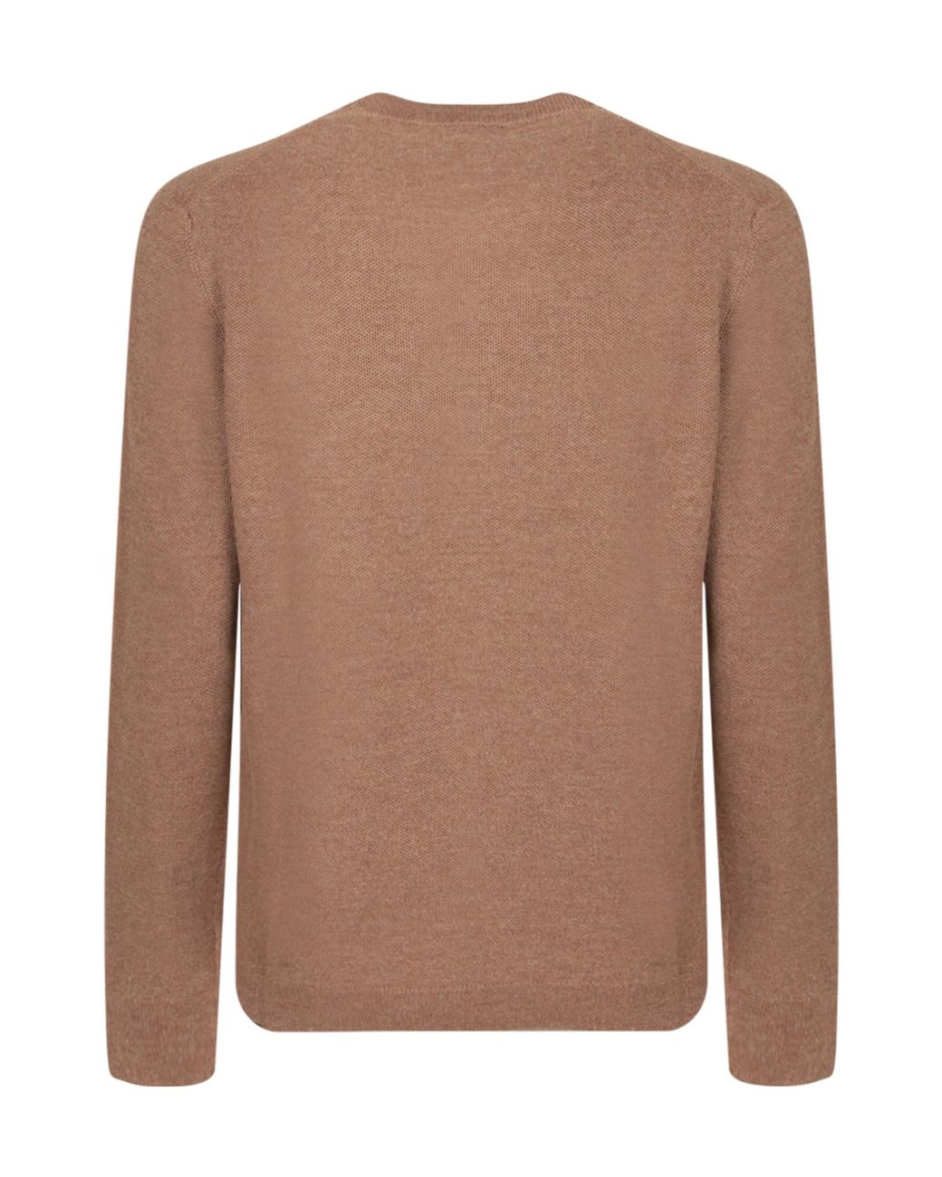 Zanone Brown Textured Knitwear for men