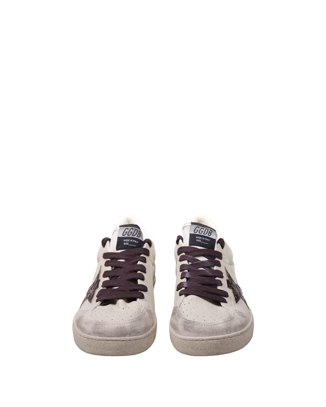 Golden Goose Deluxe Brand Brown Ball Star Low-Top Sneakers for men