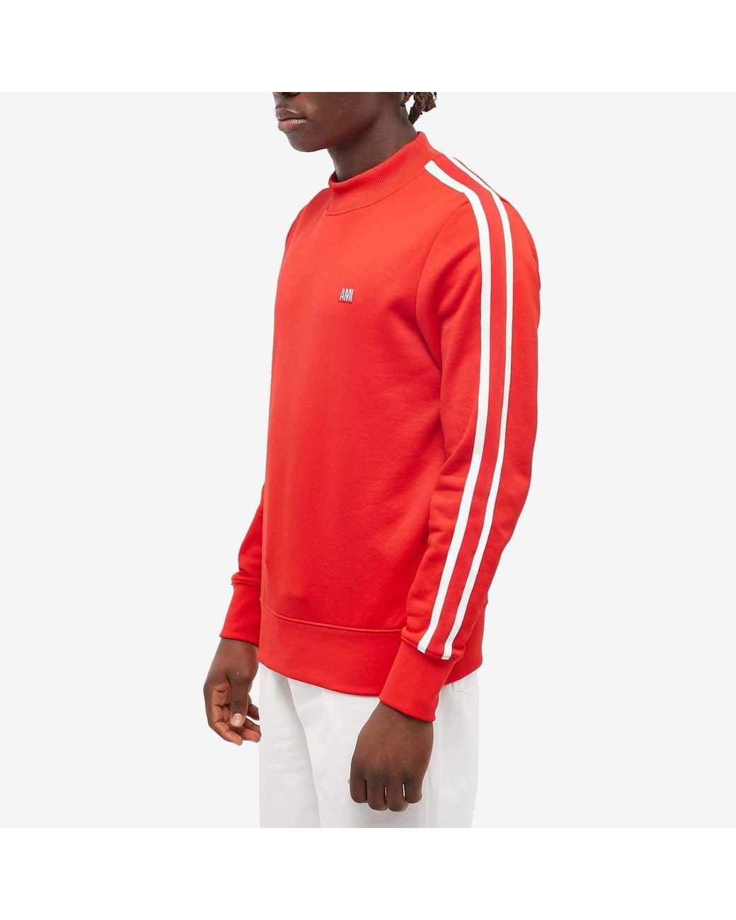 AMI Red Ami De Coeur Sweatshirt for men