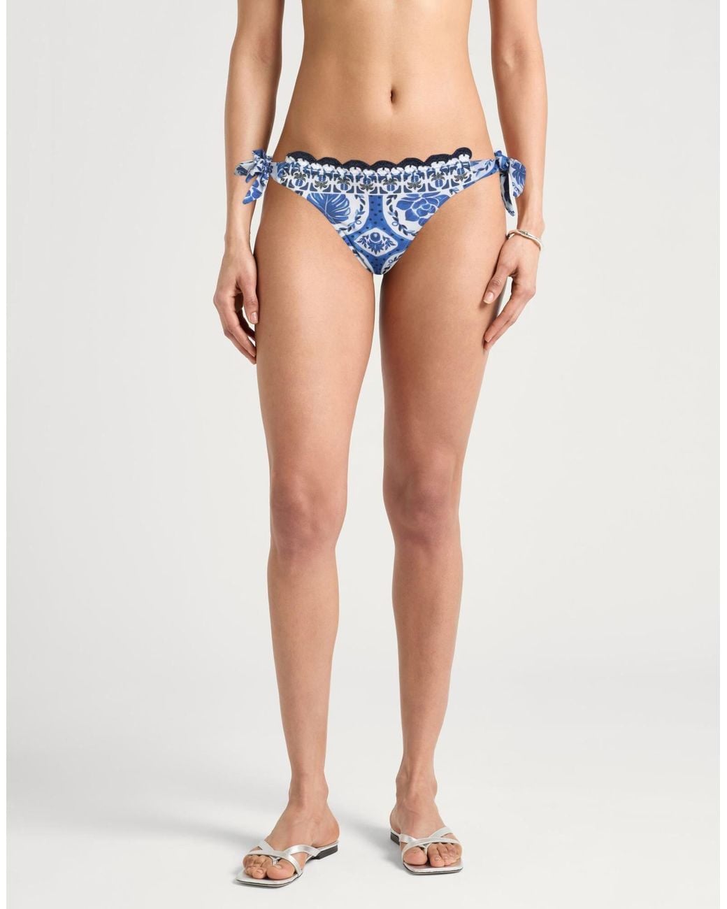 Farm Rio Blue Floral-Print Bikini