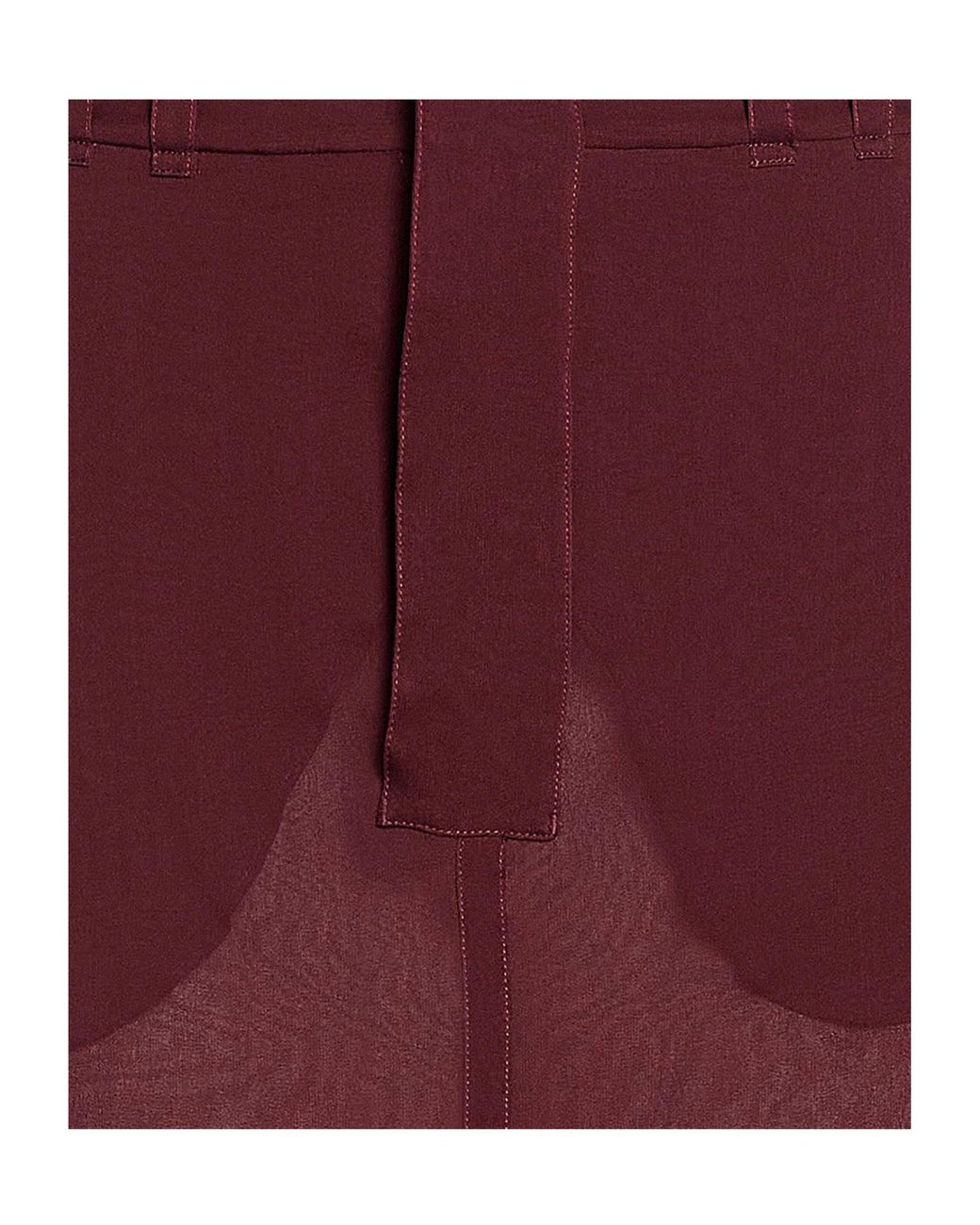 Saint Laurent Purple Simple Solid Color Skirt