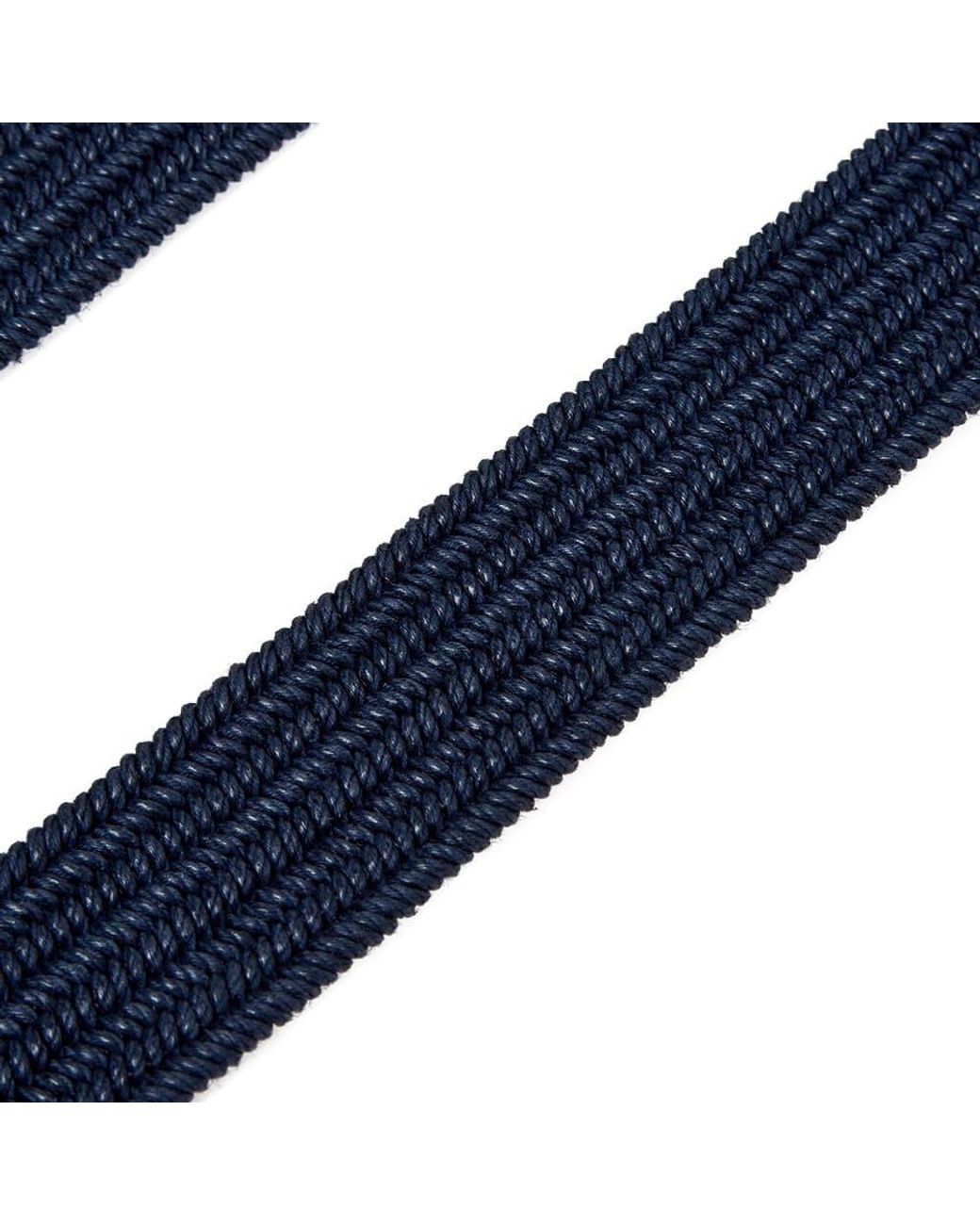 Polo Ralph Lauren Blue Logo Debossed Woven Belt for men