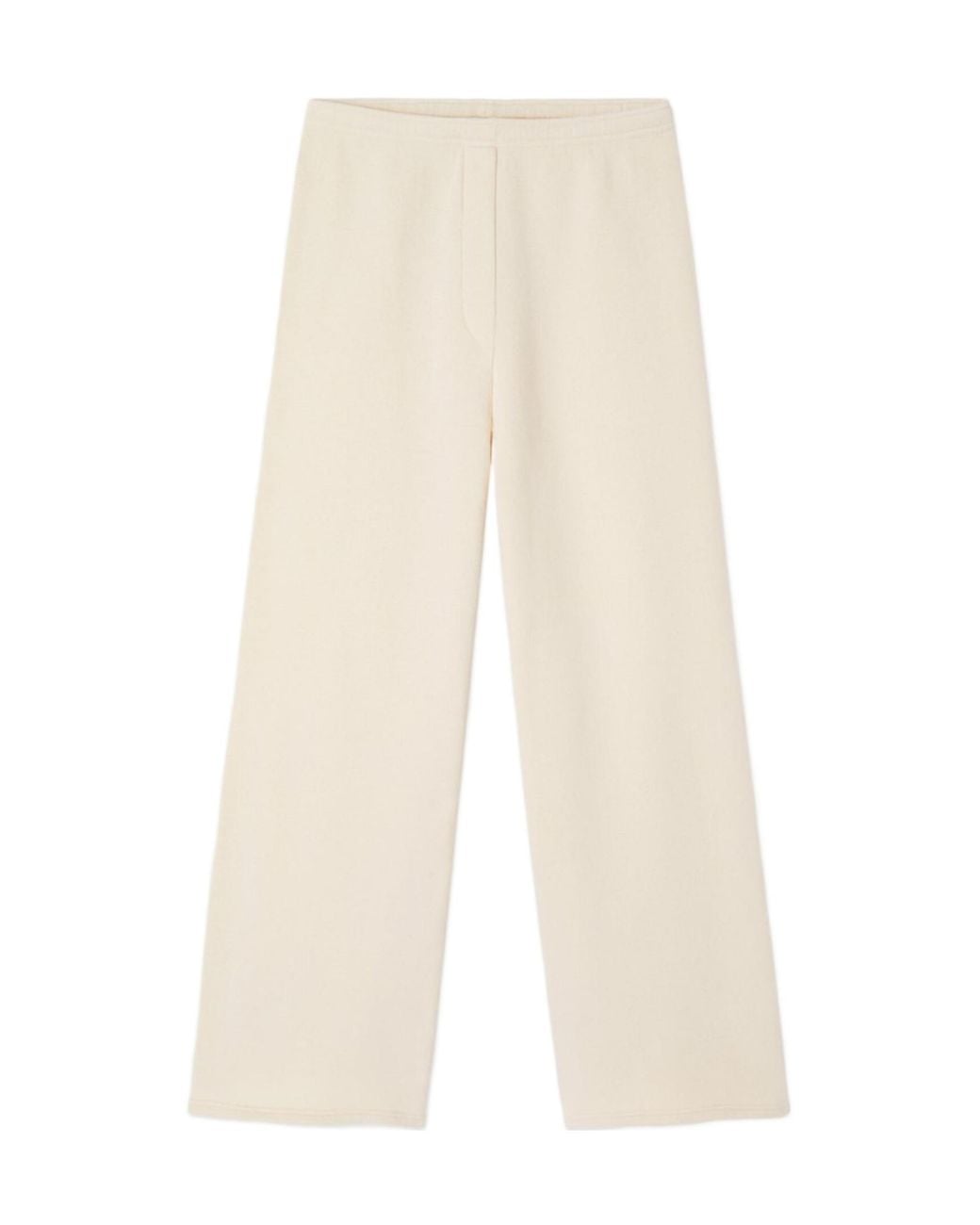 American Vintage White Athletic Pants With An Elastic Waistband