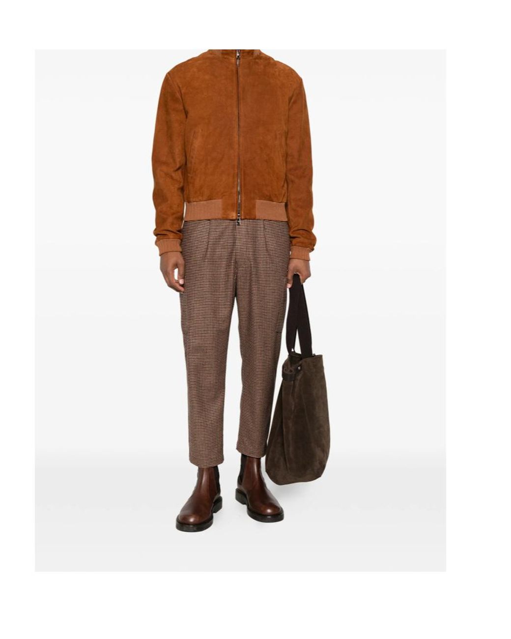 Tagliatore Brown Leather Jackets for men