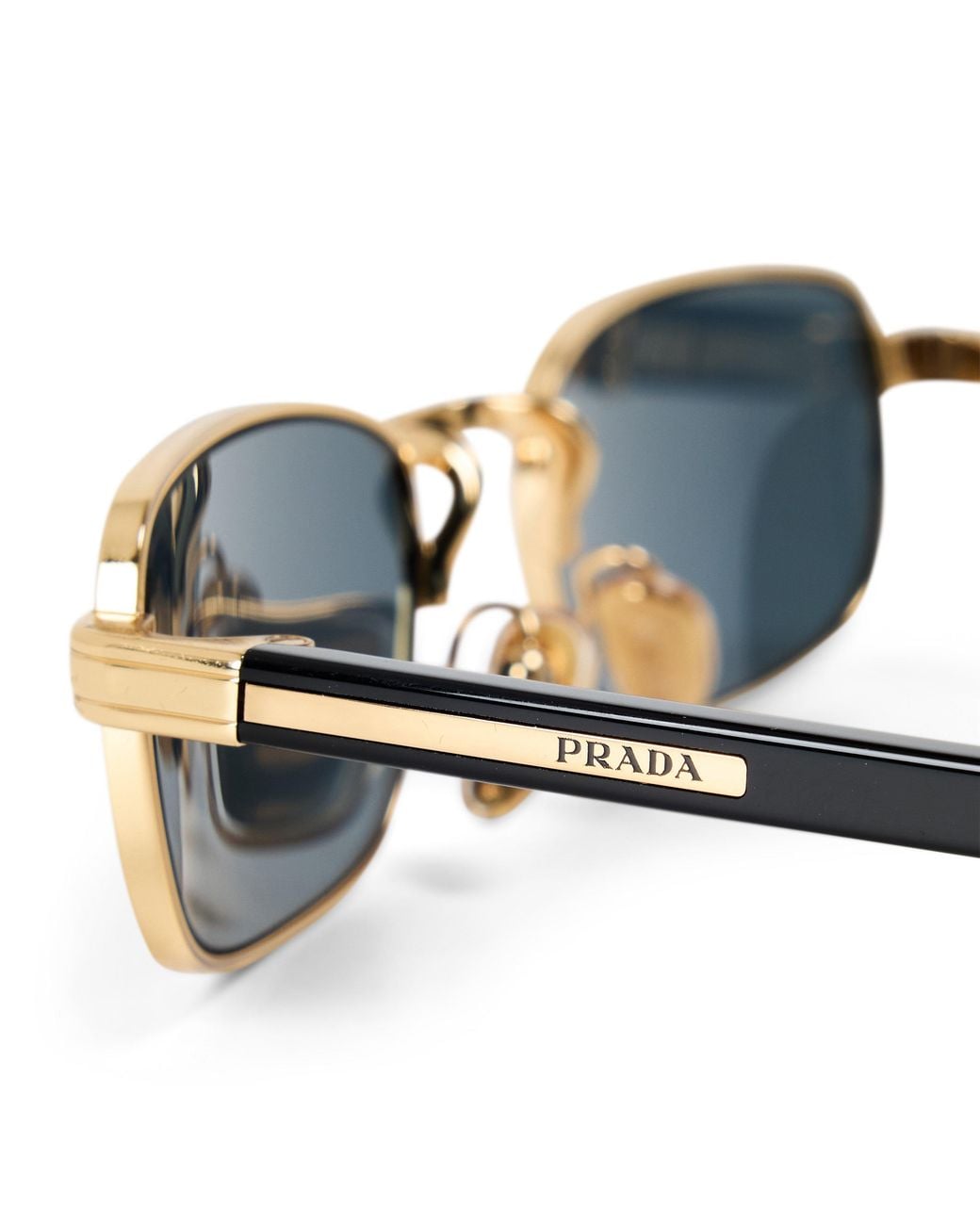 Prada White Ovalshaped Sunglasses for men