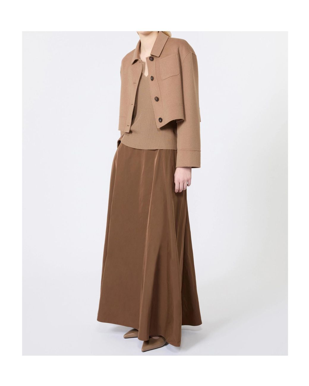 Max Mara Natural 'S Smmgiglio Button-Up Jacket