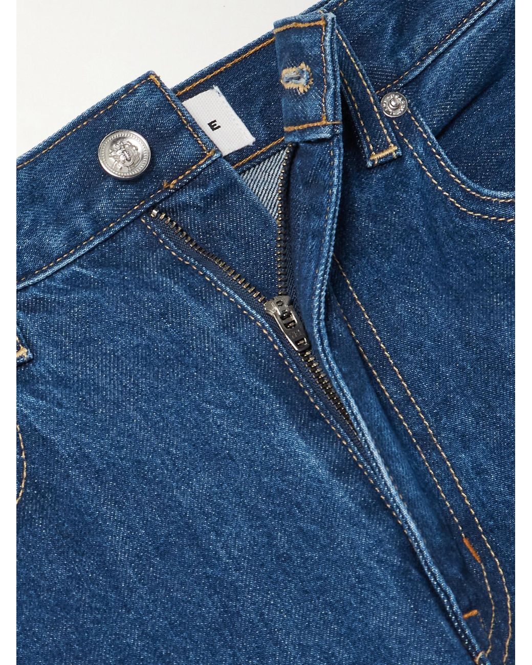 SLVRLAKE Denim Blue Eva High-Rise Wide-Leg Jeans