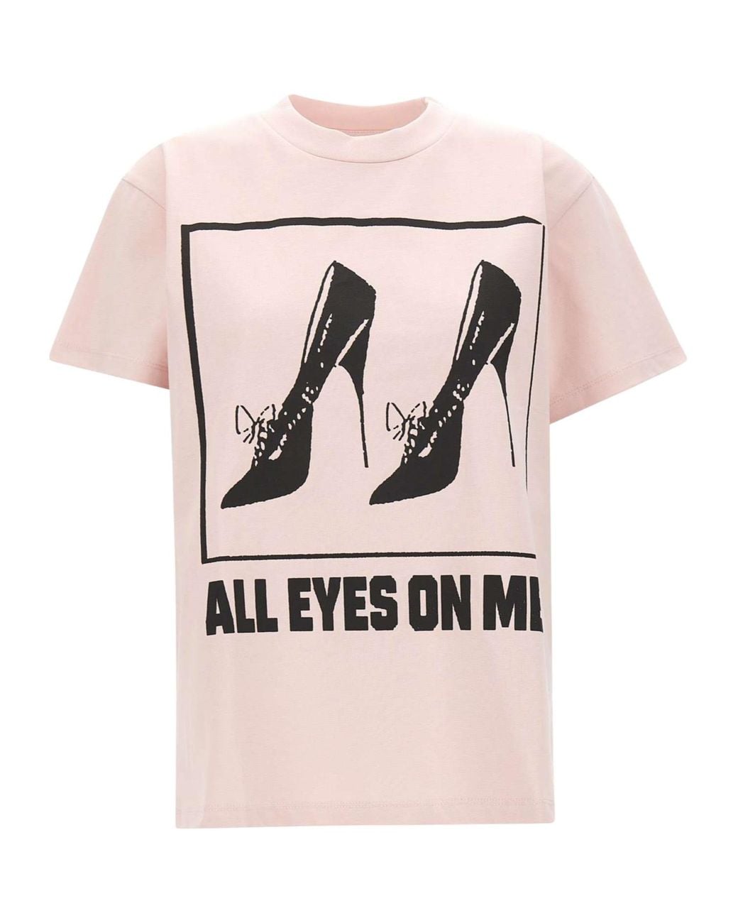 VAQUERA Pink All Eyes On Me Graphic-Print T-Shirt