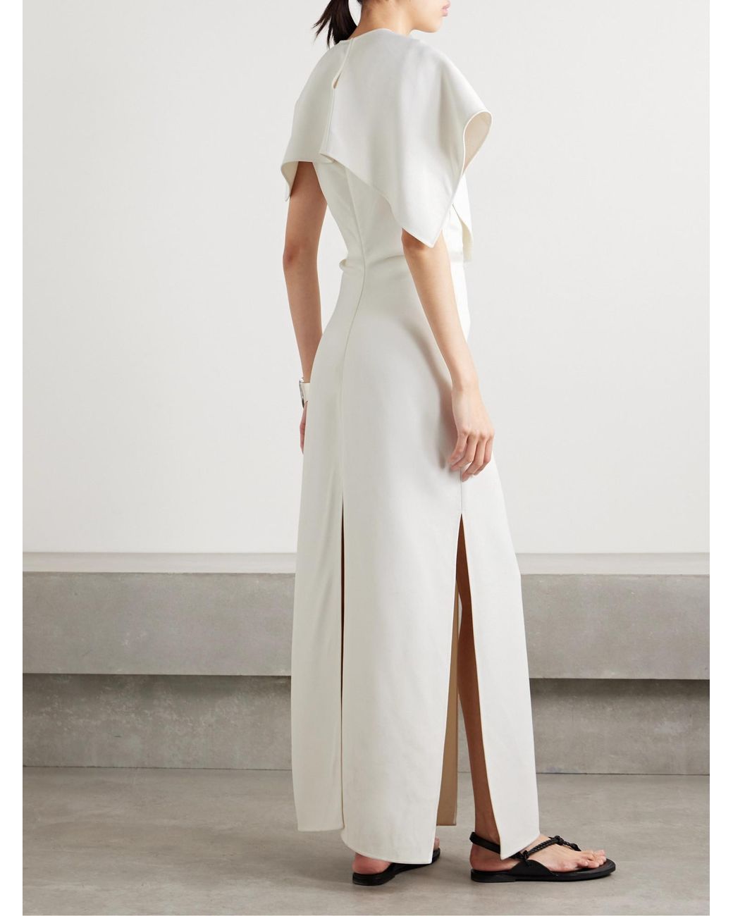 Proenza Schouler White Stretch-Crepe Maxi Dress