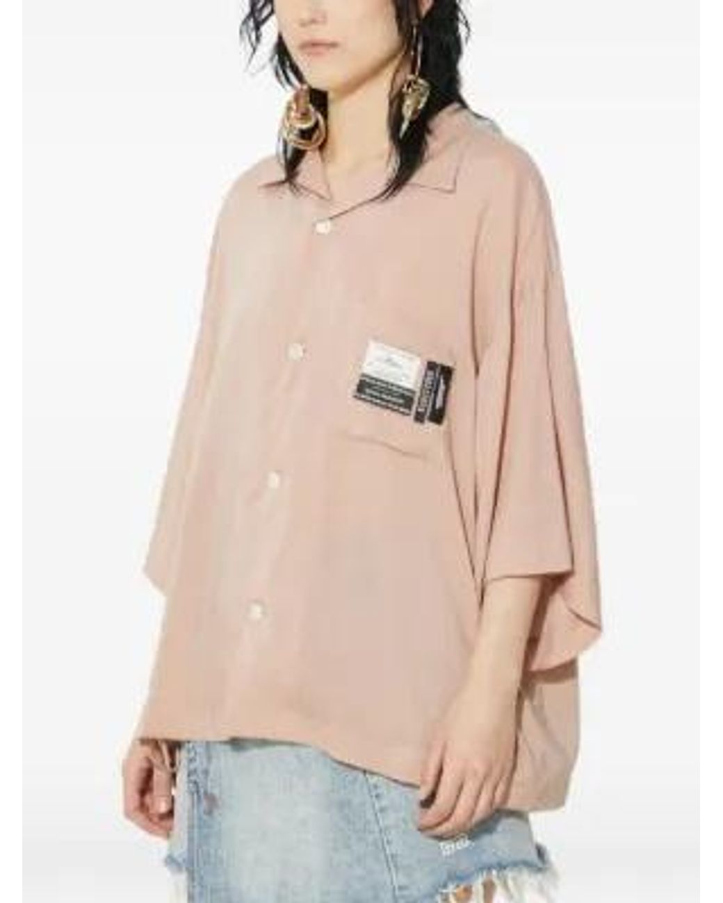 Undercover White Pocket-Detail Shirt