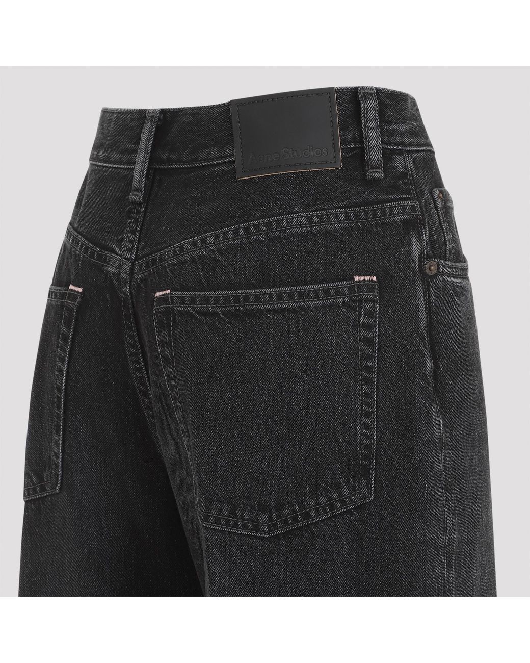 Acne Blue Relaxed Fit Flared Jeans