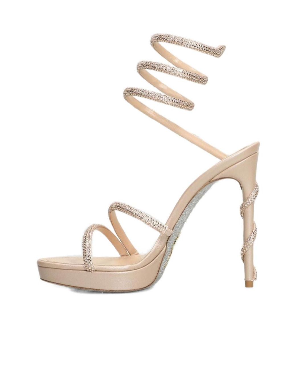 Rene Caovilla White René Caovilla Margot Platform Sandals