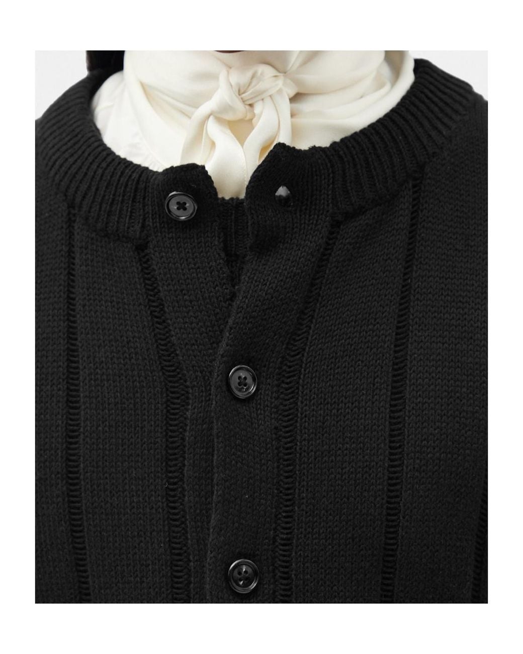 Ann Demeulemeester Multicolor Natel Brushed Rib Cardigan for men
