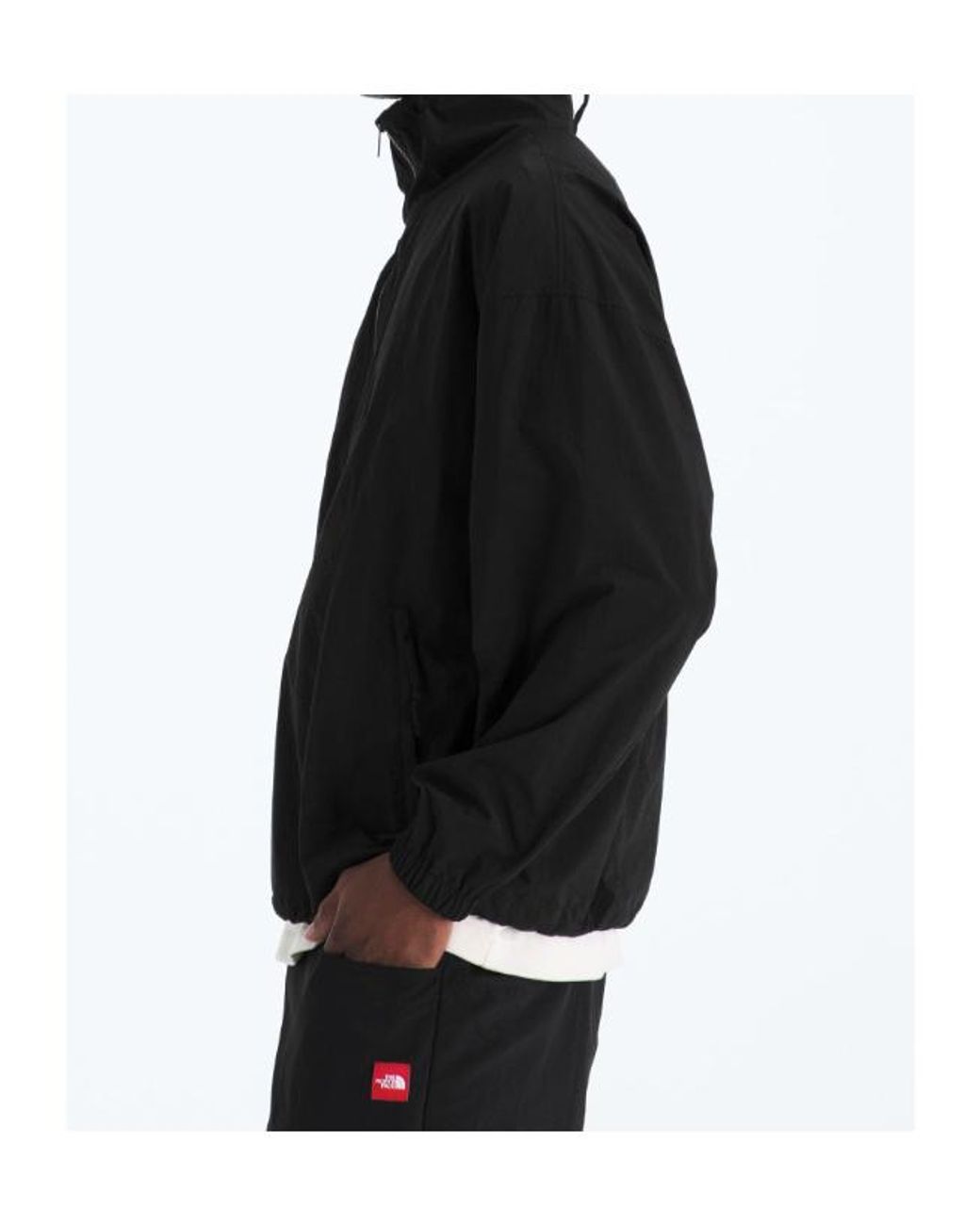 The North Face Black Half Zip Pullover Jacket for men