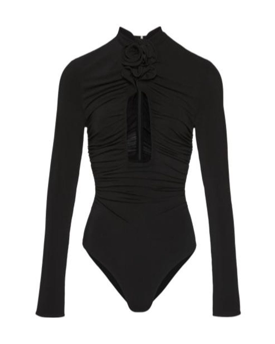 Magda Butrym Black Hollowed-Out Jumpsuit