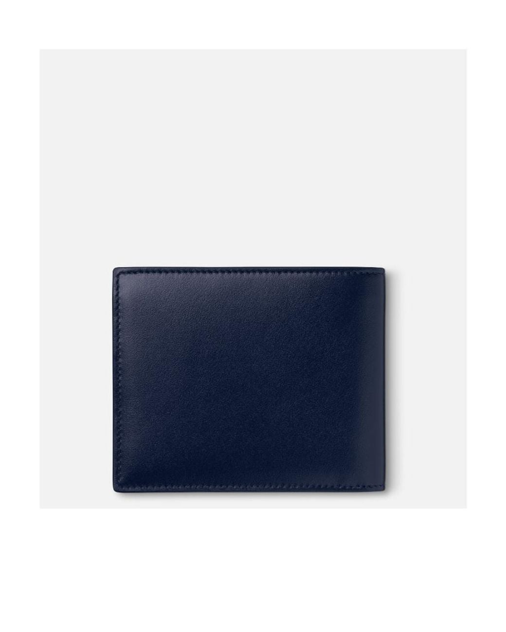 Montblanc Blue Logo Plaque Bi-Fold Wallet for men