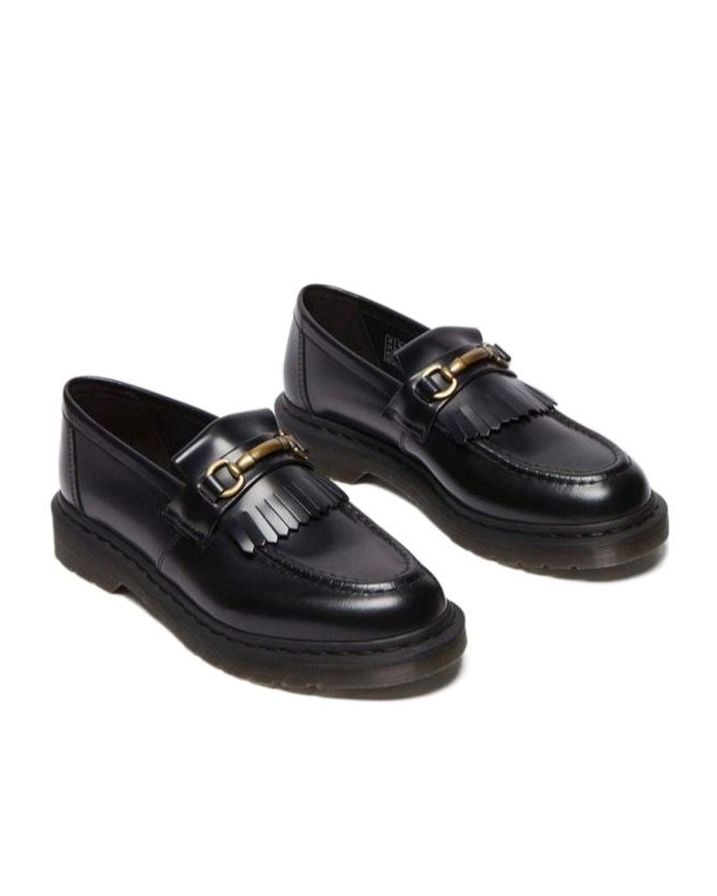 Dr. Martens Black Tassel Loafers for men