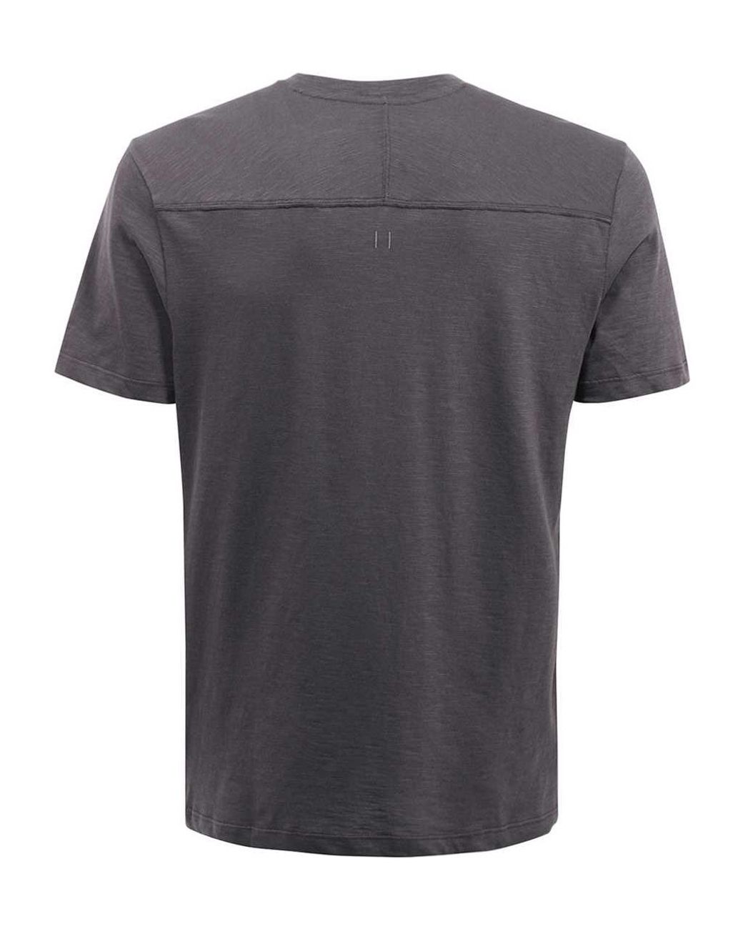 Neil Barrett Gray Seam-Detail Cotton T-Shirt for men