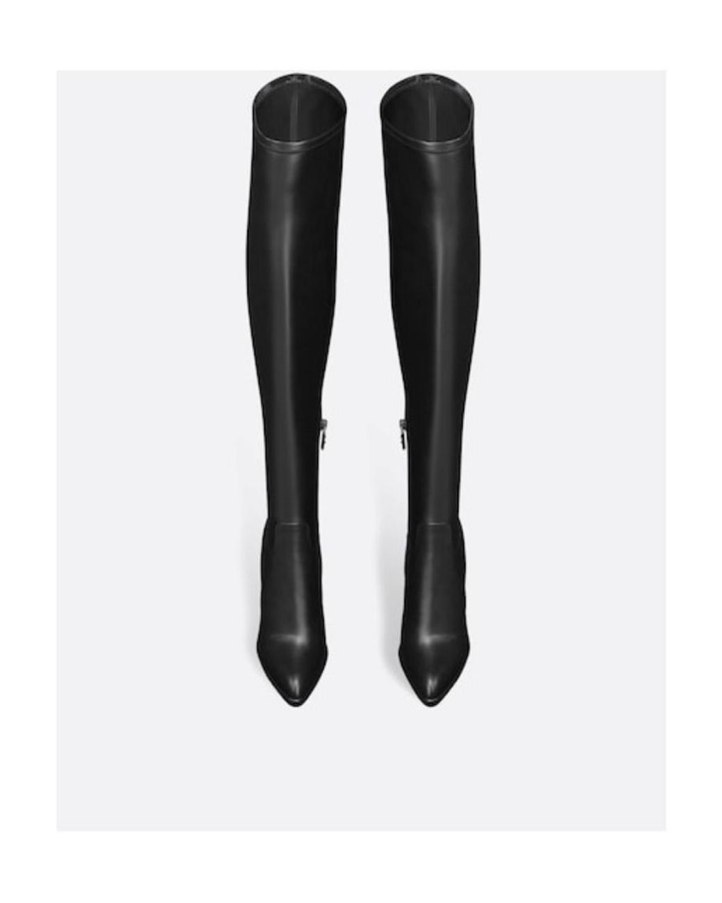 Dior Black D-Fiction Heeled Thigh Boot