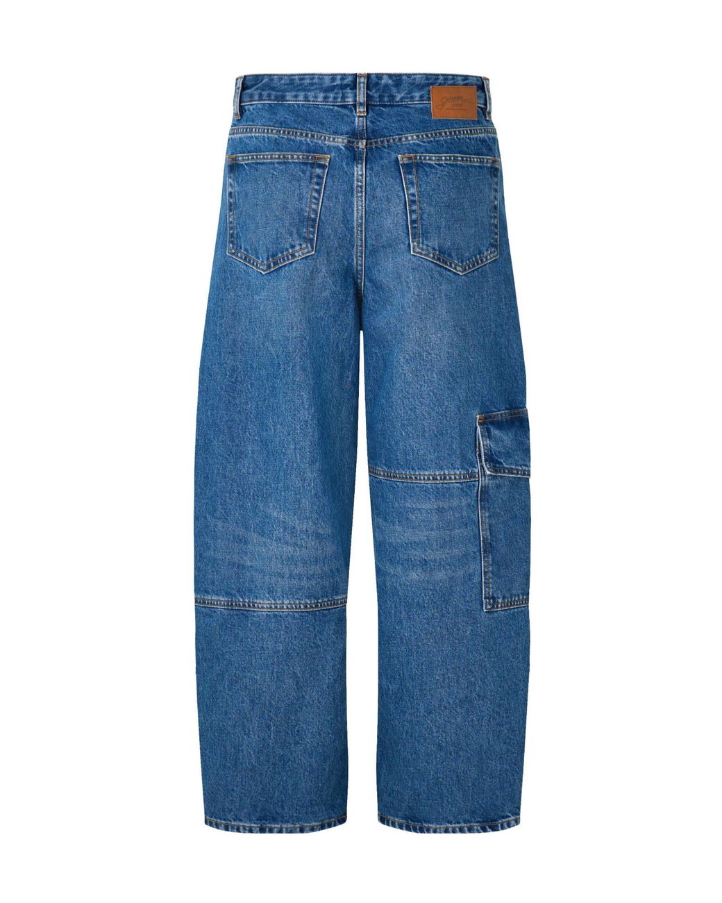 Ganni Blue Denim Audri Straight Leg Jeans